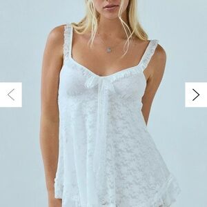 Urban Outfitters Lace Babydoll Romper